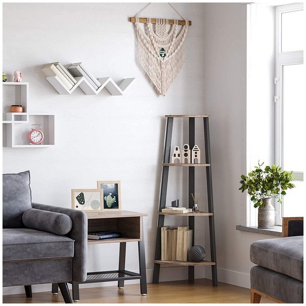 Hj�rnereol - stigereol i industrielt design - gr� beige (greige)