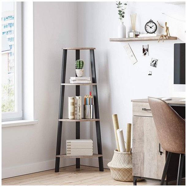 Hj�rnereol - stigereol i industrielt design - gr� beige (greige)