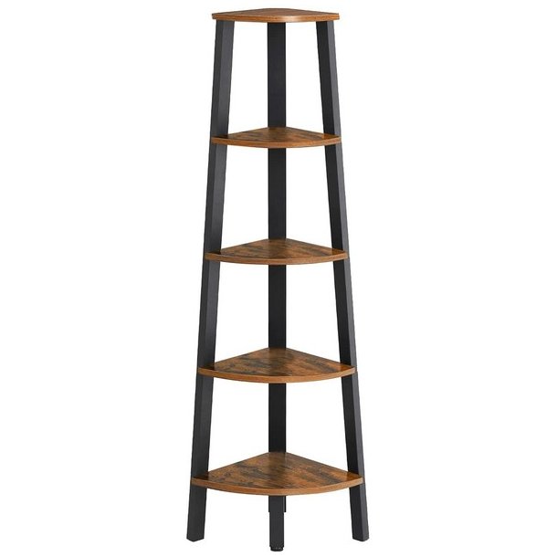 Hjrnereol - stigereol i industrielt design - rustik brun