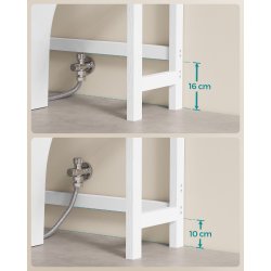 Badev�relsesreol - reol til badev�relse over toilet/vaskemaskine