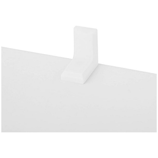 Rumdeler - fritst�ende bogreol i tr� - hvid 130 x 29 x 130