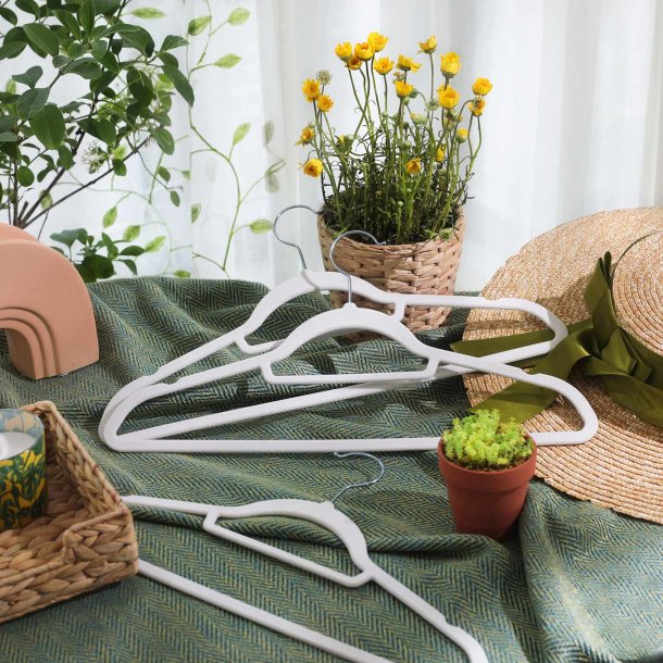 T�jb�jler - b�jler i velour med skridsikker buksestang - 50 stk