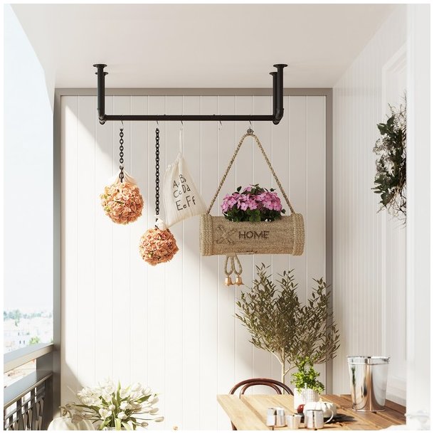 2 stk vghngt tjstang i vandrr look - industrielt design