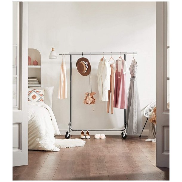 T�jstativ p� hjul med justerbar t�jstang - b�reevne 130 kg