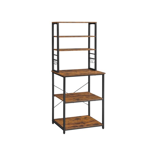 Kkkenreol - kkkenopbevaring - kkken modul - rustik brun  40x60x167