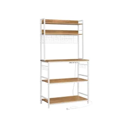 K�kkenreol med indbygget str�m - k�kken modul - brun 40x80x170