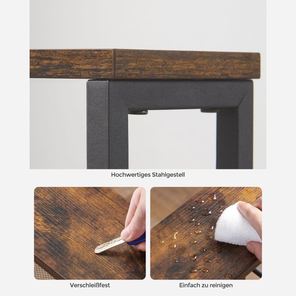 Rullevogn - smal opbevaringsvogn i 4 niveauer 13 x 41 x 77