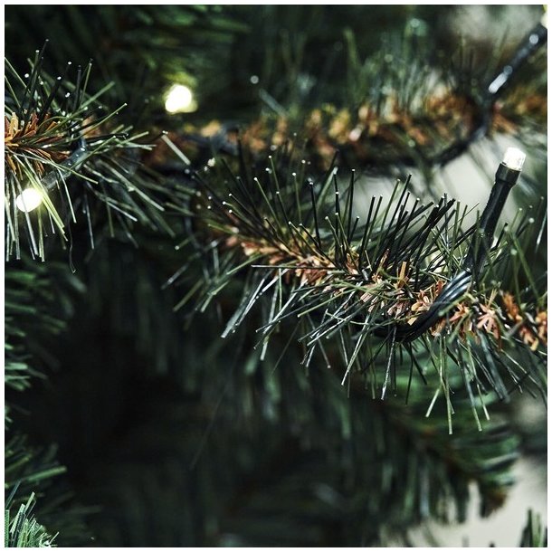 Kunstigt NORDIC WINTER juletr FRYD 210 x 138 cm m/LED-lys