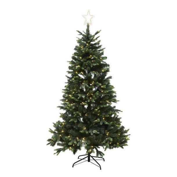 Kunstigt juletr LIFA 260 x 170 cm m/LED og stjerne - NORDIC WINTER