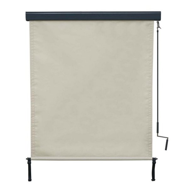 Vertikalmarkise 250 x 140 cm - creme beige lskrm og lsejl