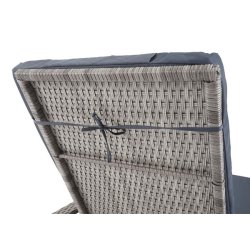 Polyrattan aluminium solseng - gr luksus solvogn og liggestol