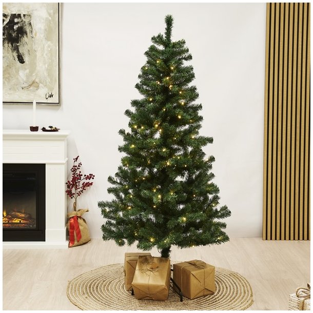 NORDIC WINTER ALEX - lille smalt plastik juletr 170 x 90 m/LED