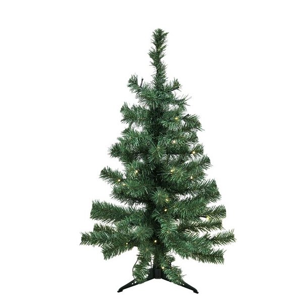 NORDIC WINTER ALEX - lille smalt plastik juletr 80 x 46 m/LED