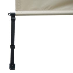 Vertikalmarkise 250 x 140 cm - creme beige lskrm og lsejl