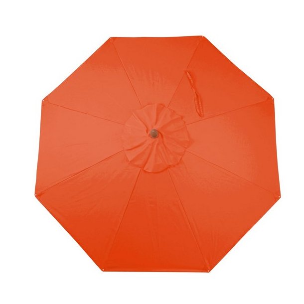 Trparasol 300 cm - luksus terracotta parasol - haveparasol 3 meter