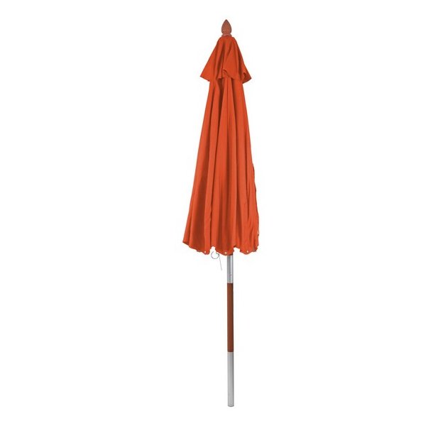 Trparasol 300 cm - luksus terracotta parasol - haveparasol 3 meter