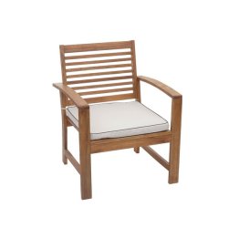 Havembelst 4 dele med hynder massivt akacietr - loungest