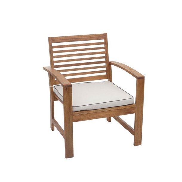 Havembelst 4 dele med hynder massivt akacietr - loungest