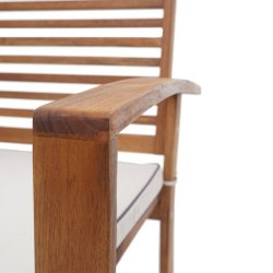 Havembelst 4 dele med hynder massivt akacietr - loungest