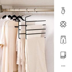 Bukseb�jler - sampak p� 4 stk skridsikre b�jler til 5 bukser - sort