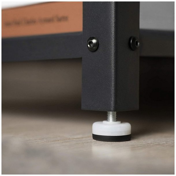 Sidebord - firkantet i industrielt design - rustik brun 45x35x75