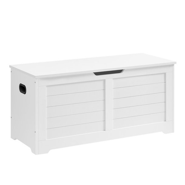 Opbevaringskiste 100 x 40 x 46 - stor opbevaringsboks - hvid