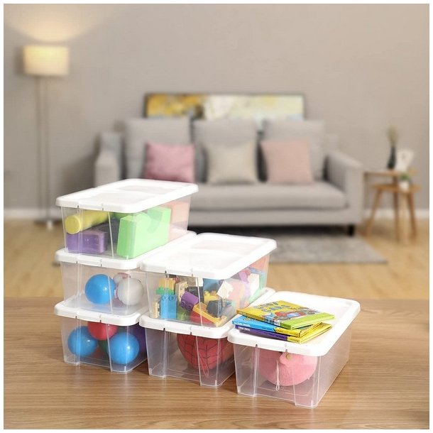 Opbevaringsbokse - 12 stk skokasser - opbevaringskasser til sko