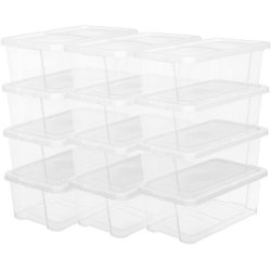 Opbevaringsbokse - 12 stk skokasser - opbevaringskasser til sko