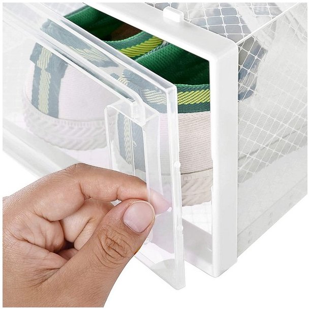 Opbevaringsbokse - 18 stk skokasser - opbevaringskasser til sko