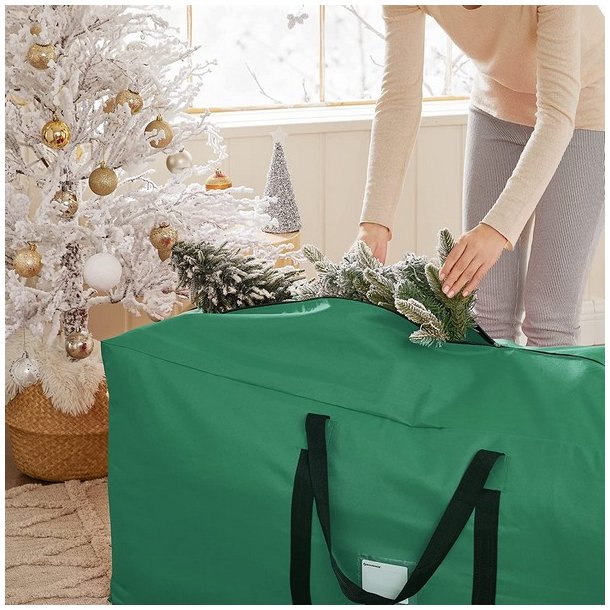 Opbevaringspose til juletr op til 210 cm - 600D Oxford stof