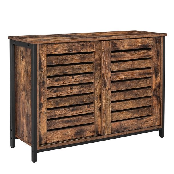 Sk�nk - opbevaringsskab - rustik brun sk�nk 100 x 35 x 70