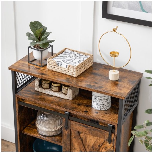 Sk�nk - opbevaringsskab - rustik brun sk�nk 70 x 30 x 80