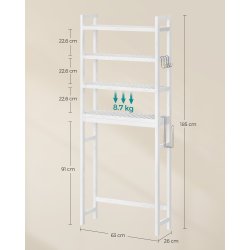 Badev�relsesreol - reol til badev�relse over toilet/vaskemaskine