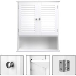 Badevrelsesskab - vghngt skab - vgskab - hvid 60 x 20 x 70