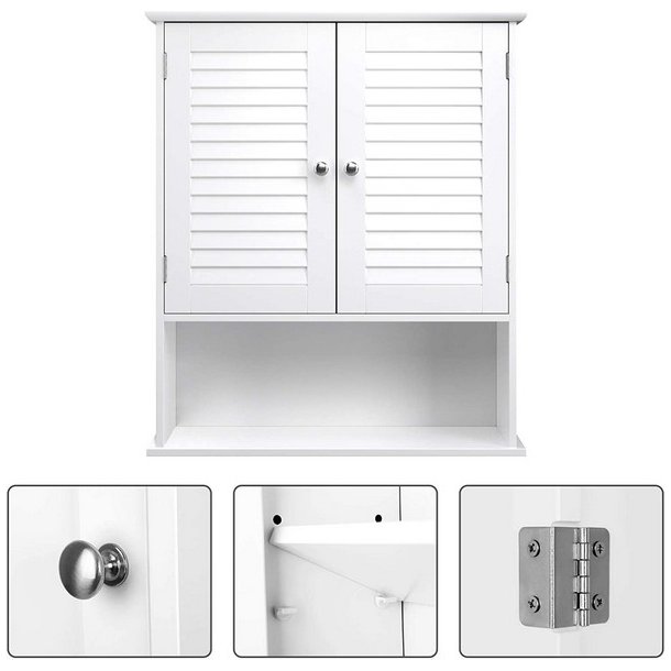 Badevrelsesskab - vghngt skab - vgskab - hvid 60 x 20 x 70