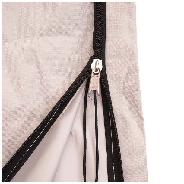 Overtrk til parasol 4 meter - vandtt creme gr cover til haveparasol