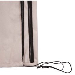 Overtrk til parasol 4 meter - vandtt creme gr cover til haveparasol