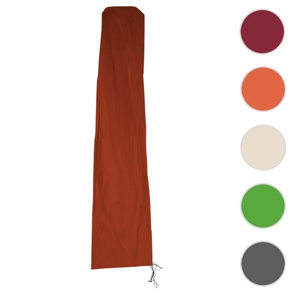 Overtrk til parasol 3,5 - vandtt orange cover til haveparasol
