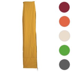 Overtrk til parasol 4 meter - vandtt gul cover til haveparasol