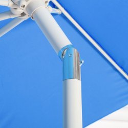 Haveparasol i aluminium med knk/vip 270 cm - bl parasol