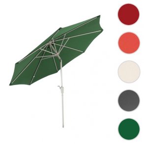 Haveparasol i aluminium med knk/vip 300cm - grn
