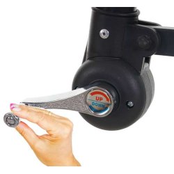 Hngeparasol 3 meter - 300 cm creme vipbar parasol med krydsfod og fliser