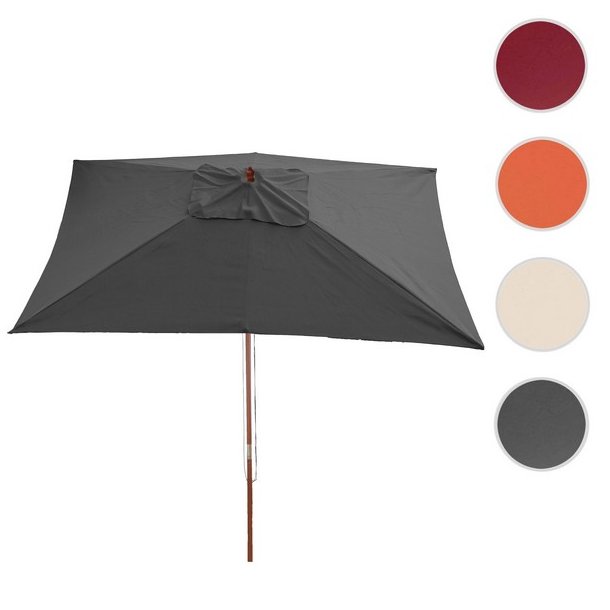 Trparasol - antracit haveparasol 3x2 meter