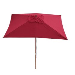 Trparasol - bordeaux haveparasol 3x2 meter