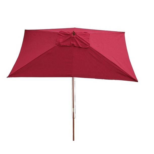 Trparasol - bordeaux haveparasol 3x2 meter