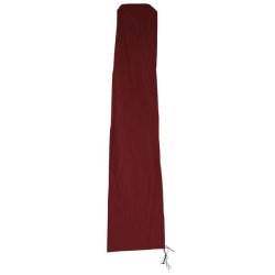 Overtrk til parasol 3,5 - vandtt bordeaux cover til haveparasol