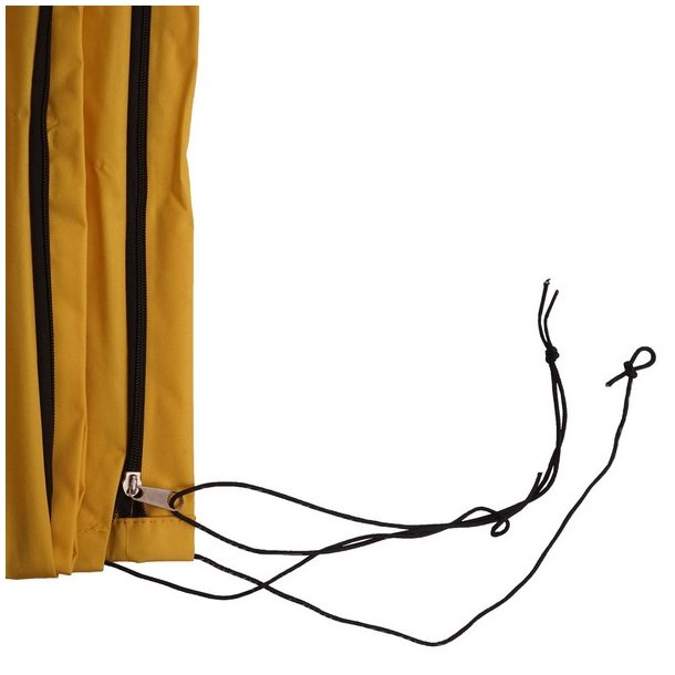 Overtrk til parasol 3,5 - vandtt gul cover til haveparasol