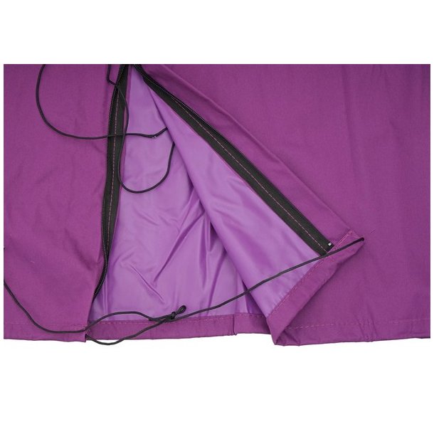 Overtrk til parasol 3,5 - vandtt lilla-violet cover til haveparasol