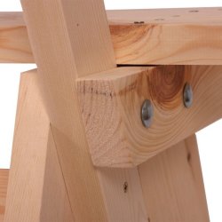 Have bnk - parkbnk og havebnk - trbnk p 148 cm - ubehandlet