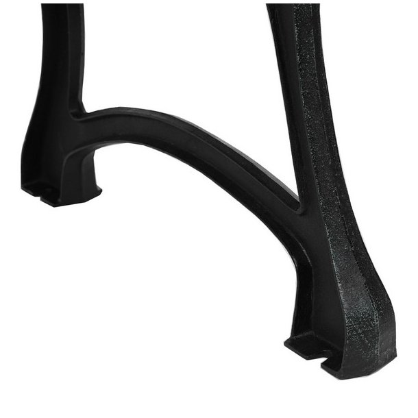 Have bnk - 2 personers lysebrun parkbnk og trbnk p 125 cm